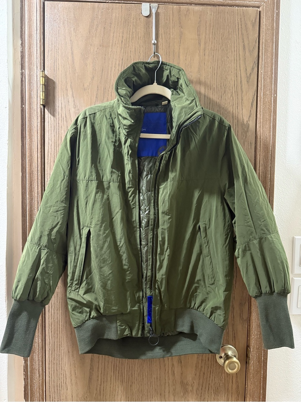 North Sails Olive Green Women's Bomber Jacket size XS